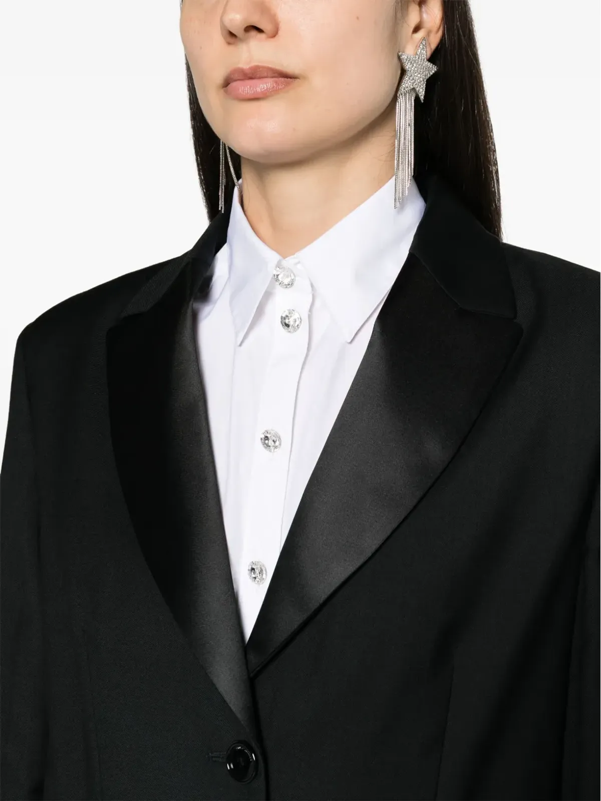 Sonia Rykiel ウールのシングルブレストブレザー - Black - 画像5