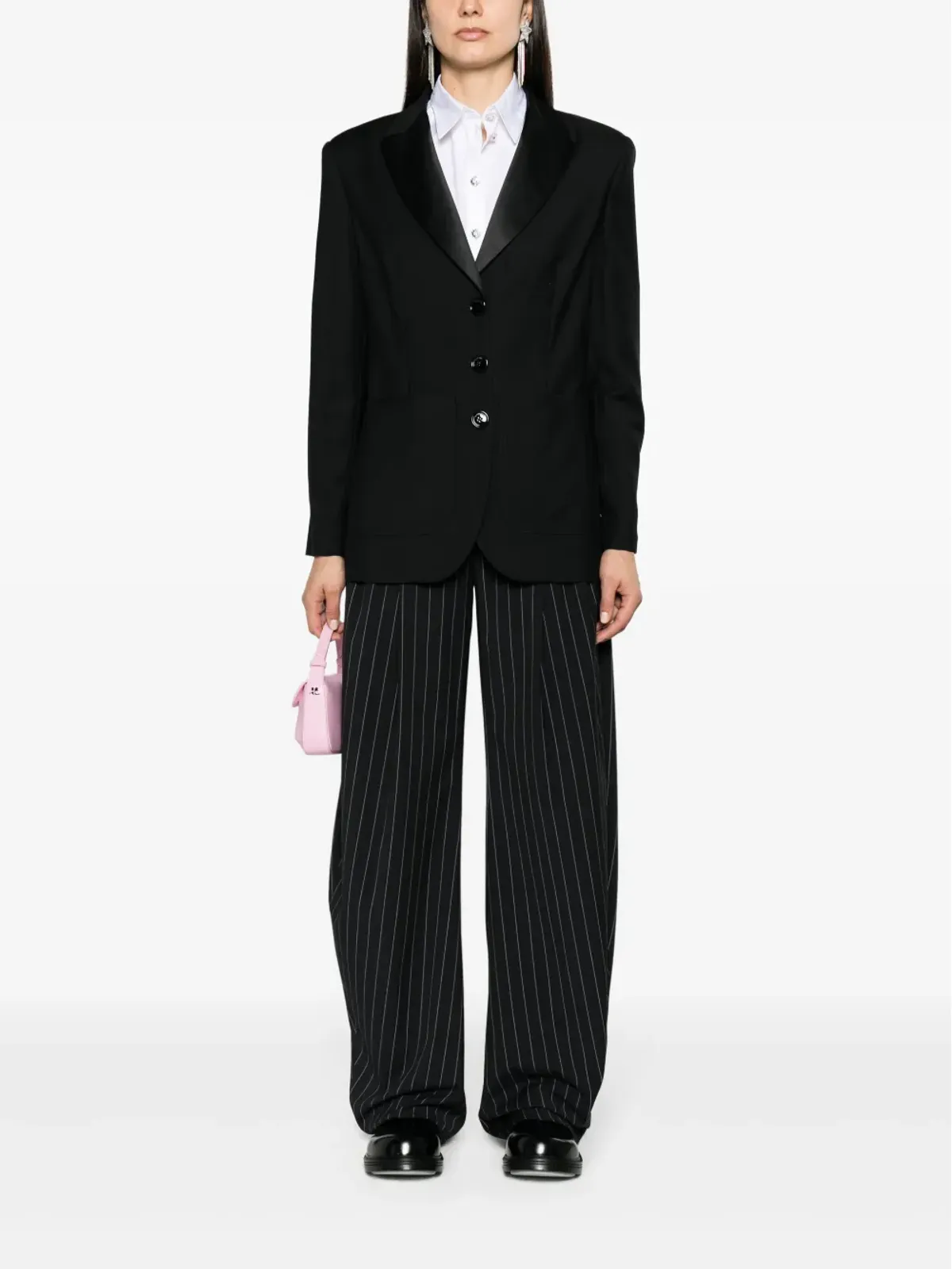Sonia Rykiel ウールのシングルブレストブレザー - Black - 画像2