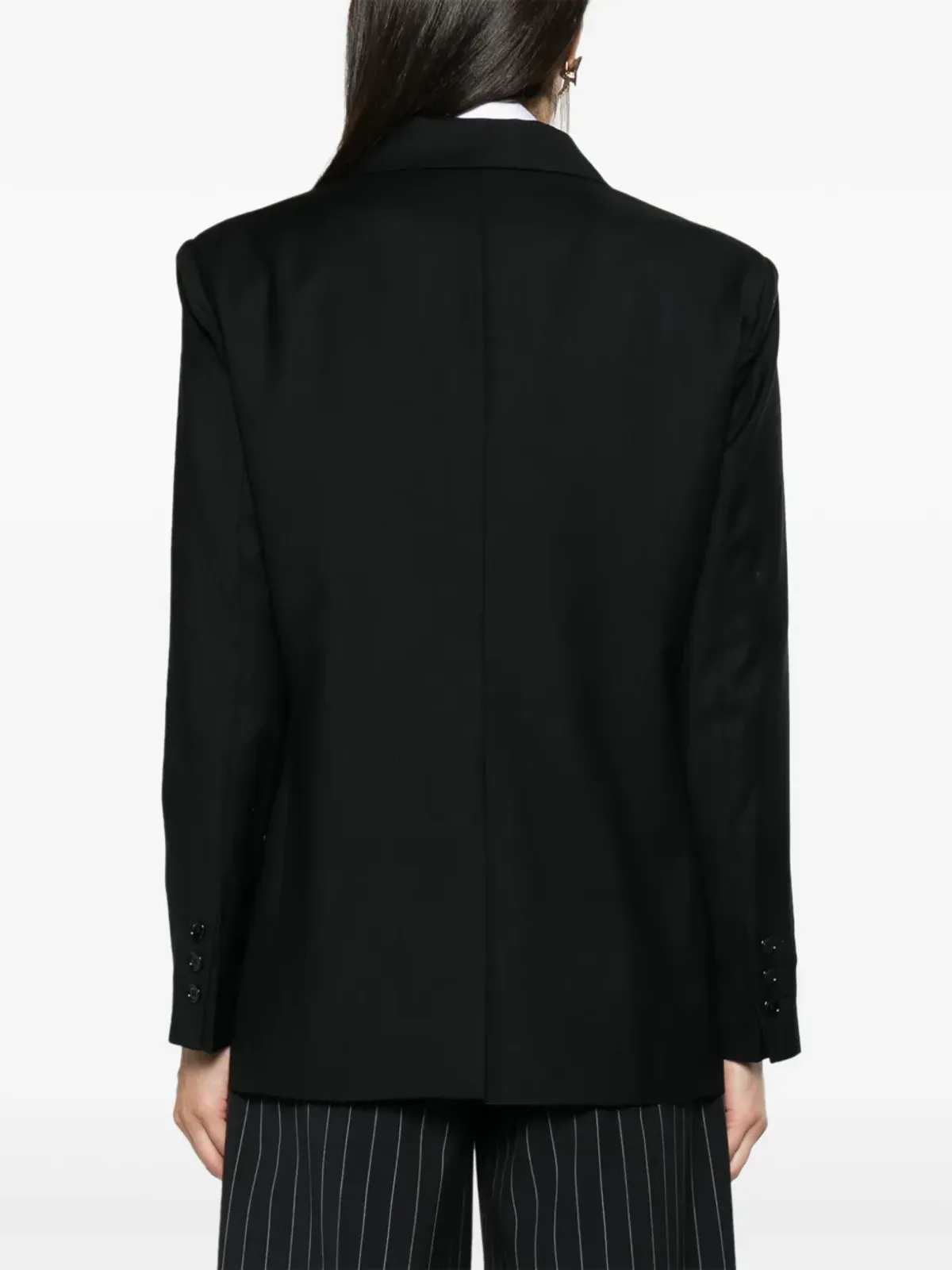 Sonia Rykiel ウールのシングルブレストブレザー - Black - 画像4