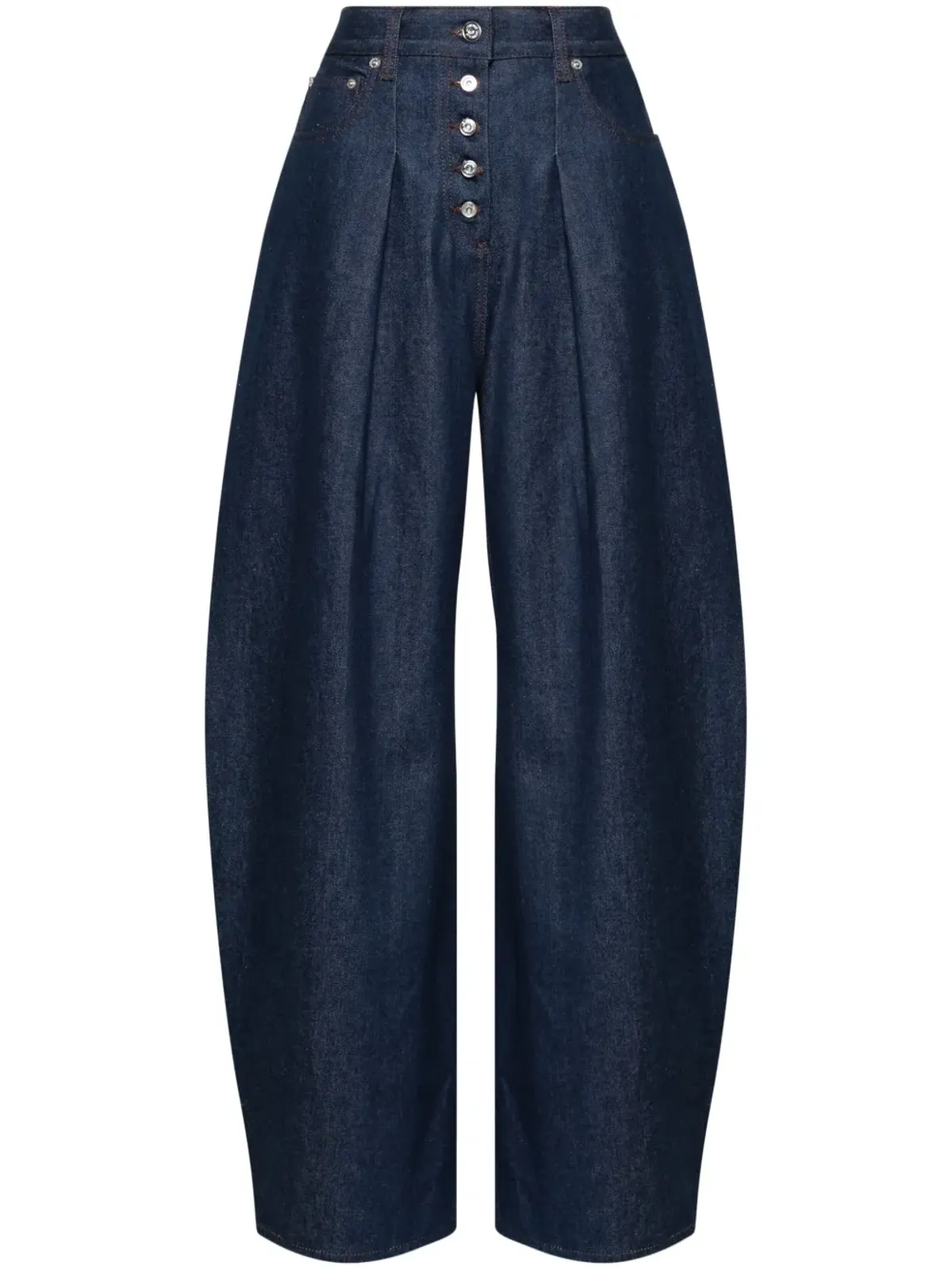 Jacquemus Le De-Nimes Ovalo ミッドライズ ワイドレッグジーンズ - ブルー - 画像1