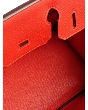 Hermès ビンテージ 2014 バーキン30 ハンドバッグ オレンジ - サムネイル4
