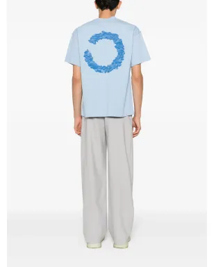 OBJECTS IV LIFE ボルダー柄コットンTシャツ - Blue - サムネイル2