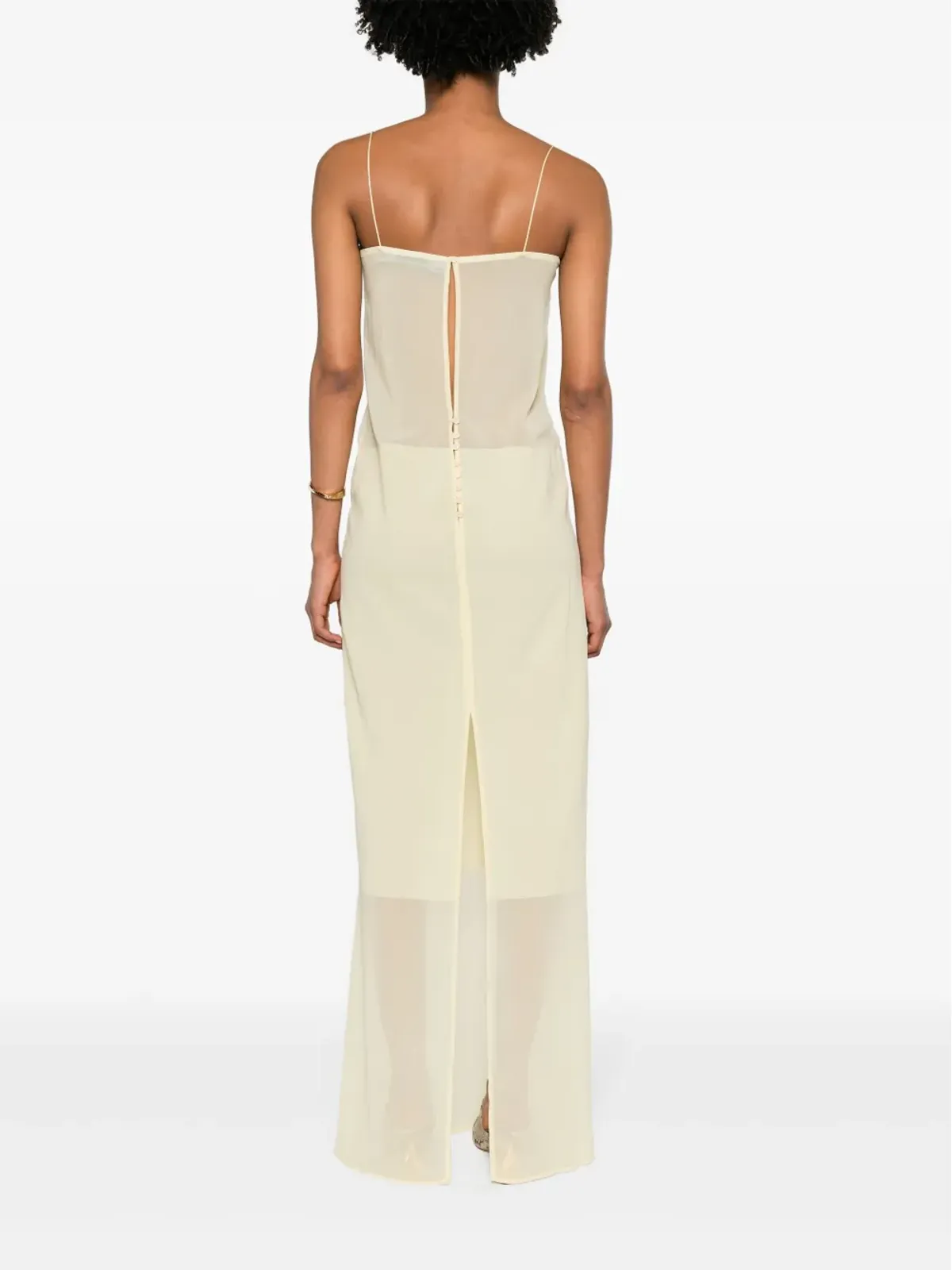 Jacquemus La robe Brezza スリップドレス - イエロー - 画像4