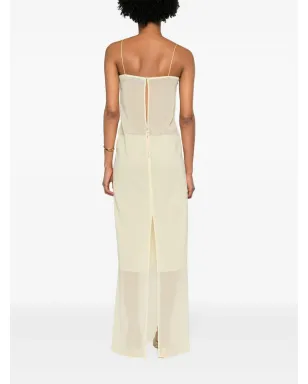 Jacquemus La robe Brezza スリップドレス - イエロー - サムネイル4