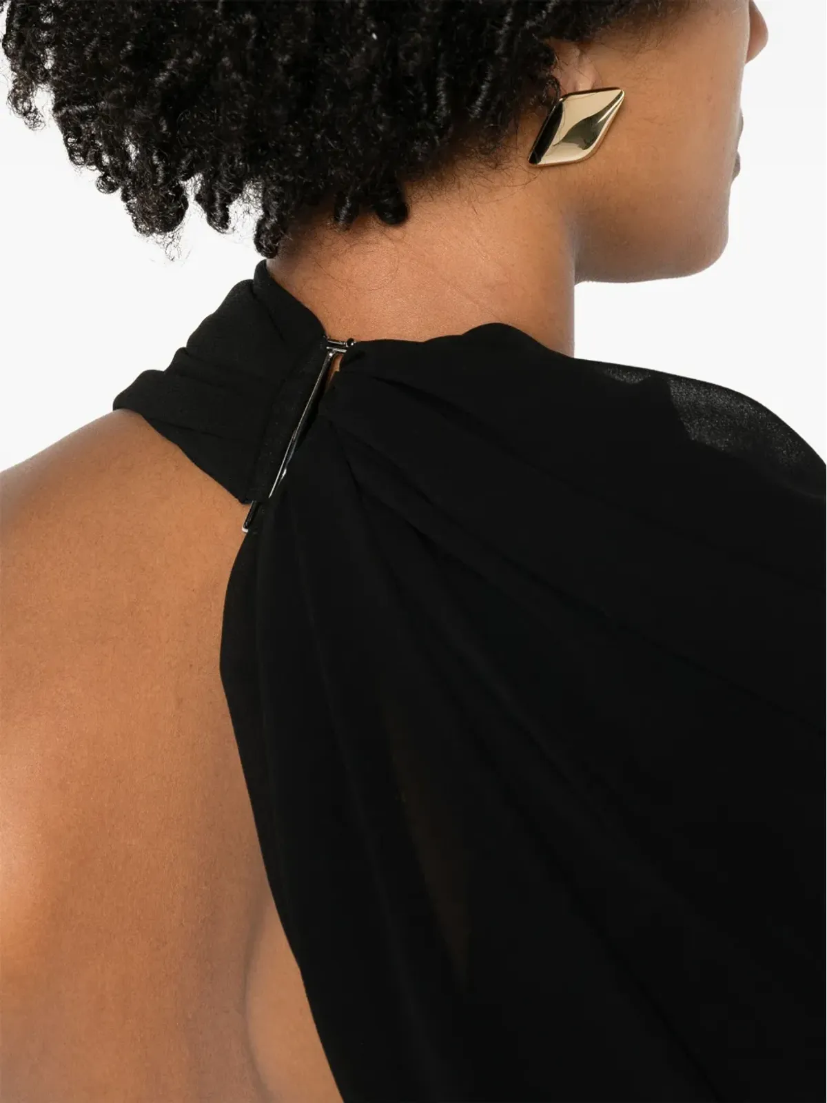 Jacquemus Le Haut Pablo シフォン ブラウス - ブラック - 画像5