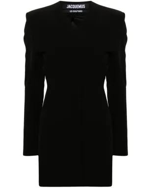 Jacquemus La Robe Cubo ブレザーミニドレス - ブラック - サムネイル1