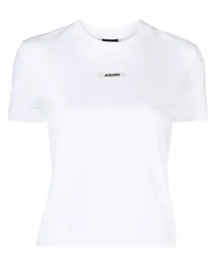 Jacquemus グログランTシャツ - ホワイト - サムネイル1
