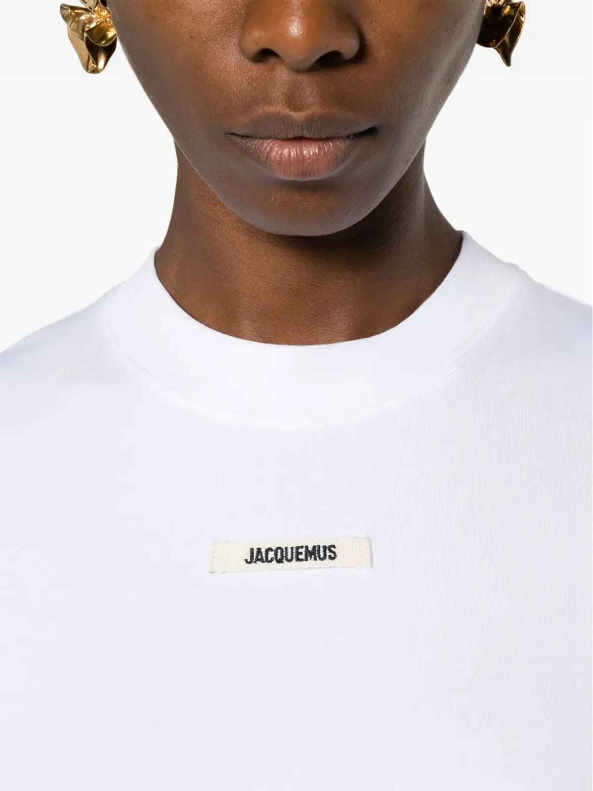 Jacquemus グログランTシャツ - ホワイト - 画像5