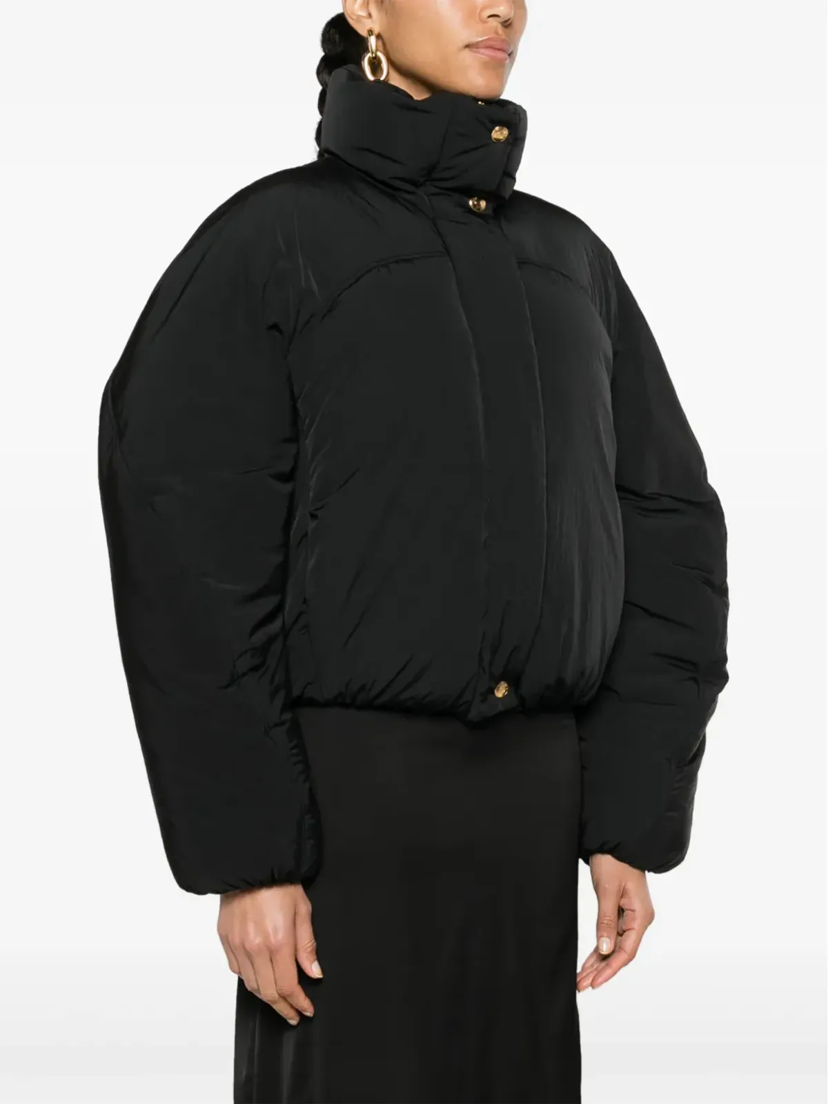 Jacquemus La Doudoune Courte Caraco ダウンジャケット ブラック - 画像2