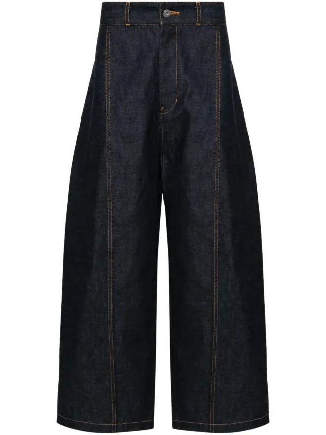SAGE NATION SAGE NATION シームディテール・ワイドレッグデニムジーンズの商品画像