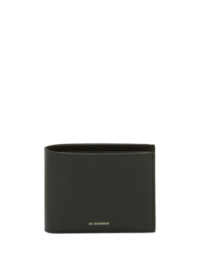 Jil Sander Jil Sander レザー二つ折りウォレット - ブラックの商品画像