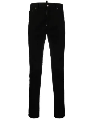 DSQUARED2 クールガイ ミッドライズ スキニー ジーンズ ブラック - サムネイル1