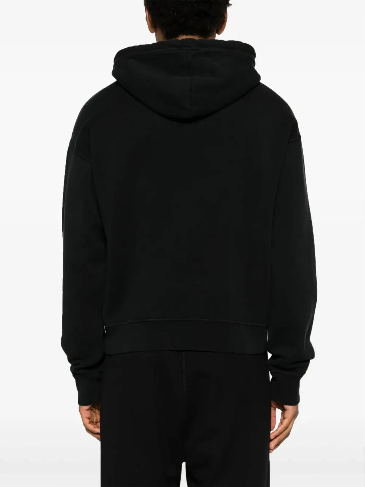 DSQUARED2 Cipro ロゴプリント コットン フーディ - ブラック - 画像4