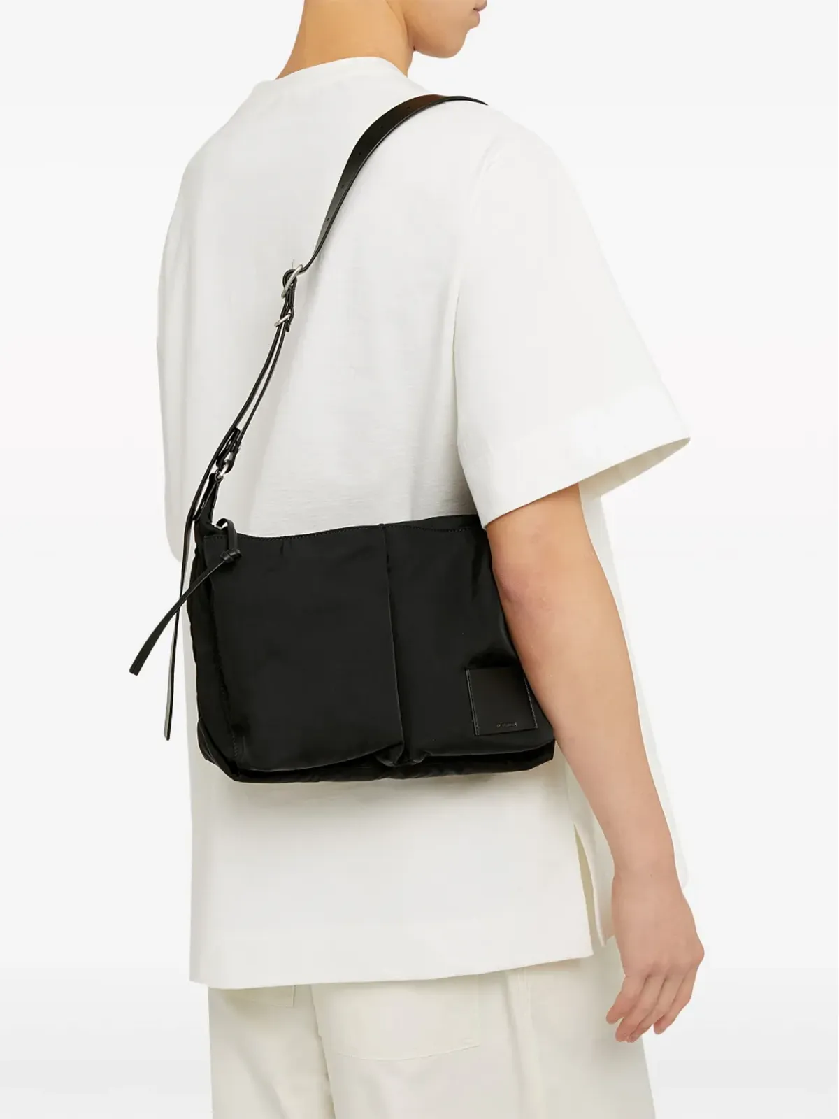 Jil Sander パイロット クロスボディ メッセンジャーバッグ - ブラック - 画像2