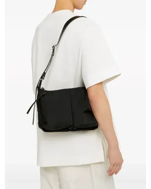 Jil Sander パイロット クロスボディ メッセンジャーバッグ - ブラック - サムネイル2