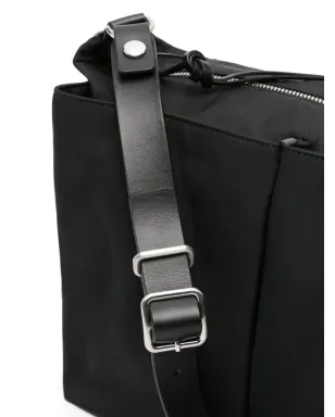 Jil Sander パイロット クロスボディ メッセンジャーバッグ - ブラック - サムネイル4