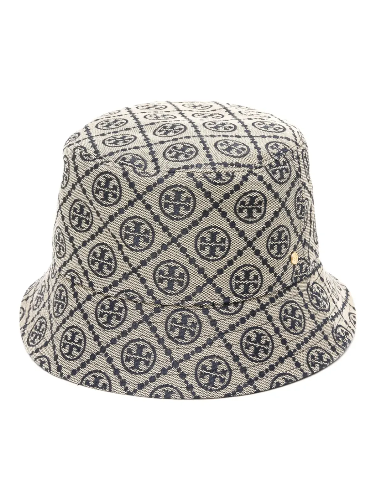 Tory Burch ロゴジャカード バケットハット - ブルー - 画像1