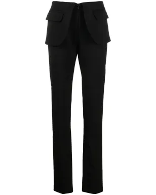 Coperni フラップ付きテーラードパンツ（ブラック） - サムネイル1