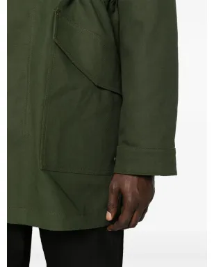 Maison Kitsuné ミリタリーコットンパーカ グリーン - サムネイル5