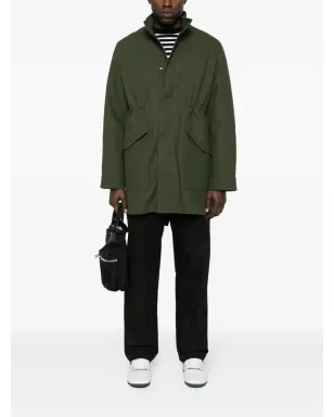 Maison Kitsuné ミリタリーコットンパーカ グリーン - サムネイル2