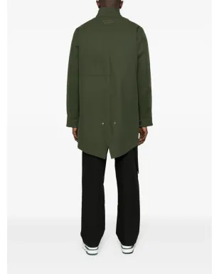 Maison Kitsuné ミリタリーコットンパーカ グリーン - サムネイル4
