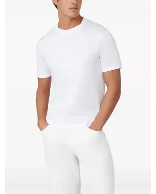Brunello Cucinelli クルーネック ジャージー コットン Tシャツ - ホワイト - サムネイル2