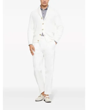 Brunello Cucinelli メランジュ風コットン ポロシャツ グレー - サムネイル2