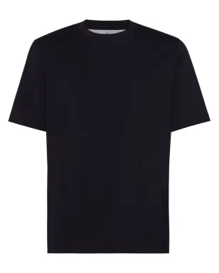 Brunello Cucinelli クルーネック コットンジャージー Tシャツ - ブルー - サムネイル1