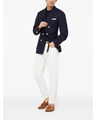 Brunello Cucinelli クルーネック コットンジャージー Tシャツ - ブルー - サムネイル2