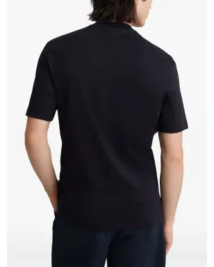 Brunello Cucinelli Vネック コットンTシャツ ブラック - サムネイル3