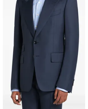 TOM FORD シングルブレストスーツ ブルー - サムネイル5