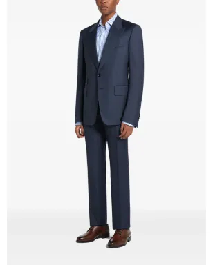 TOM FORD シングルブレストスーツ ブルー - サムネイル3