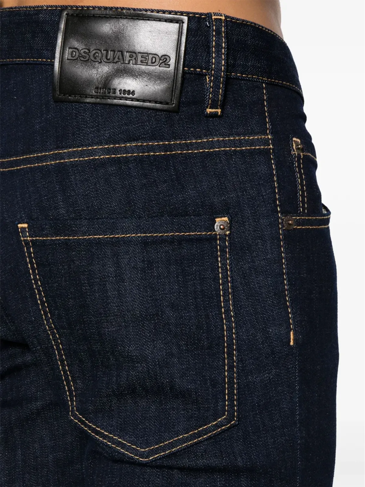 DSQUARED2 ミッドライズ スキニー ジーンズ ブルー - 画像5