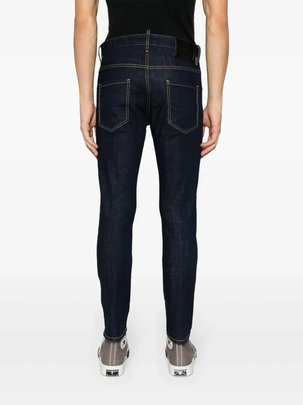 DSQUARED2 ミッドライズ スキニー ジーンズ ブルー - 画像4