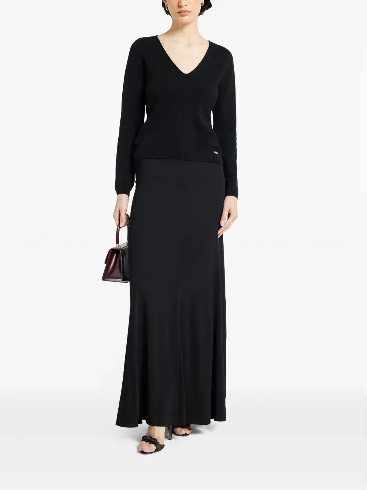 TOM FORD ニットマキシスカート - ブラック - 画像2