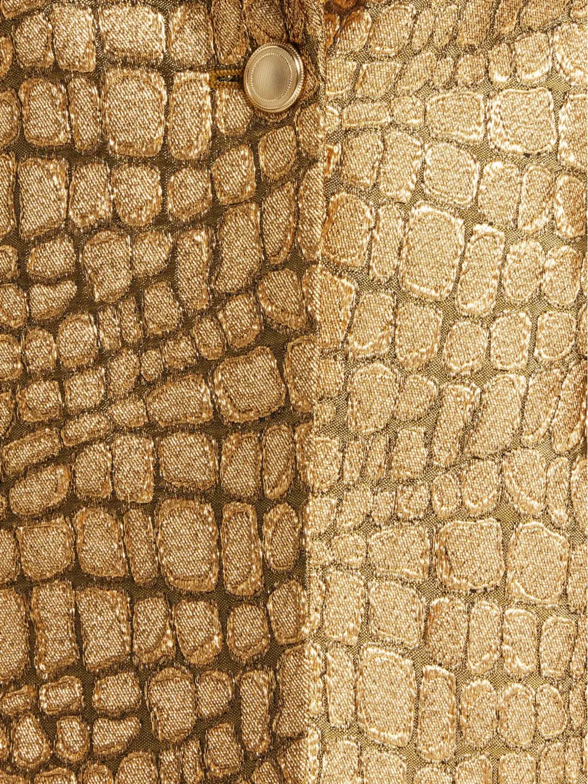 TOM FORD 蛇皮風の織りブレザー - ゴールド - 画像5