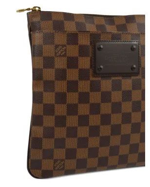 Louis Vuitton ビンテージ 2010 Pochette Plate Brooklyn クロスボディバッグ - ブラウン - サムネイル3