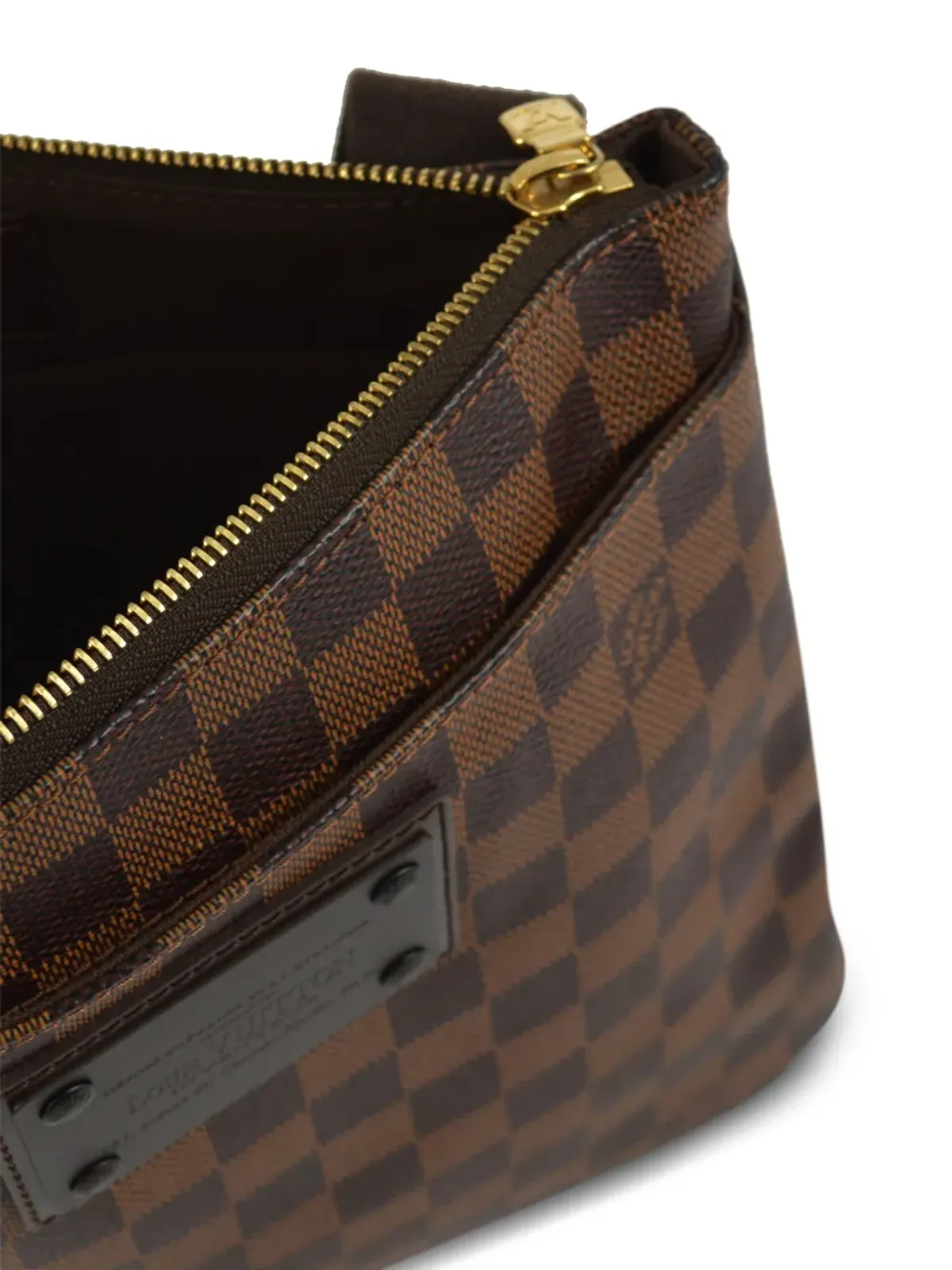 Louis Vuitton ビンテージ 2010 Pochette Plate Brooklyn クロスボディバッグ - ブラウン - 画像4