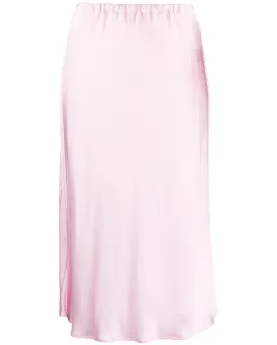 Jil Sander ウエストゴム入りのフレアミディスカート - ピンク - サムネイル1