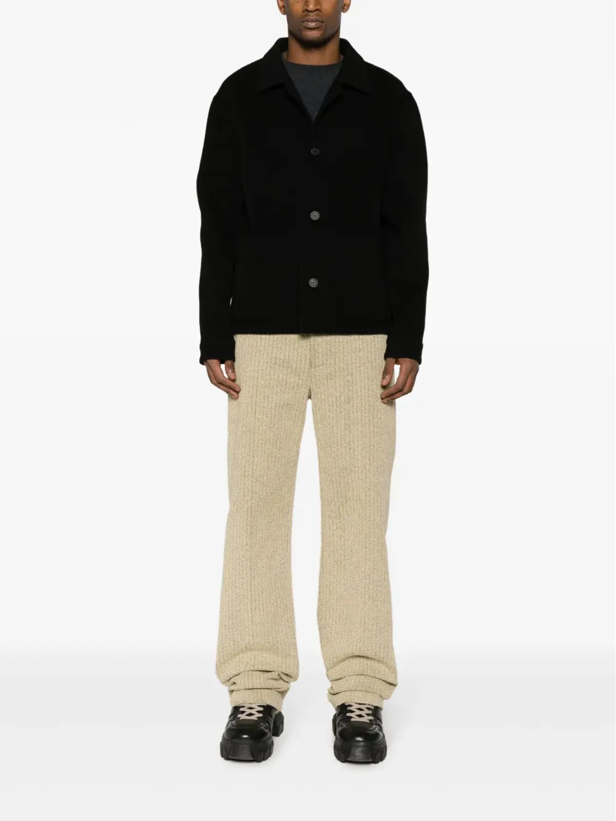 Givenchy ウール混紡 シャツジャケット - ブラック - 画像2