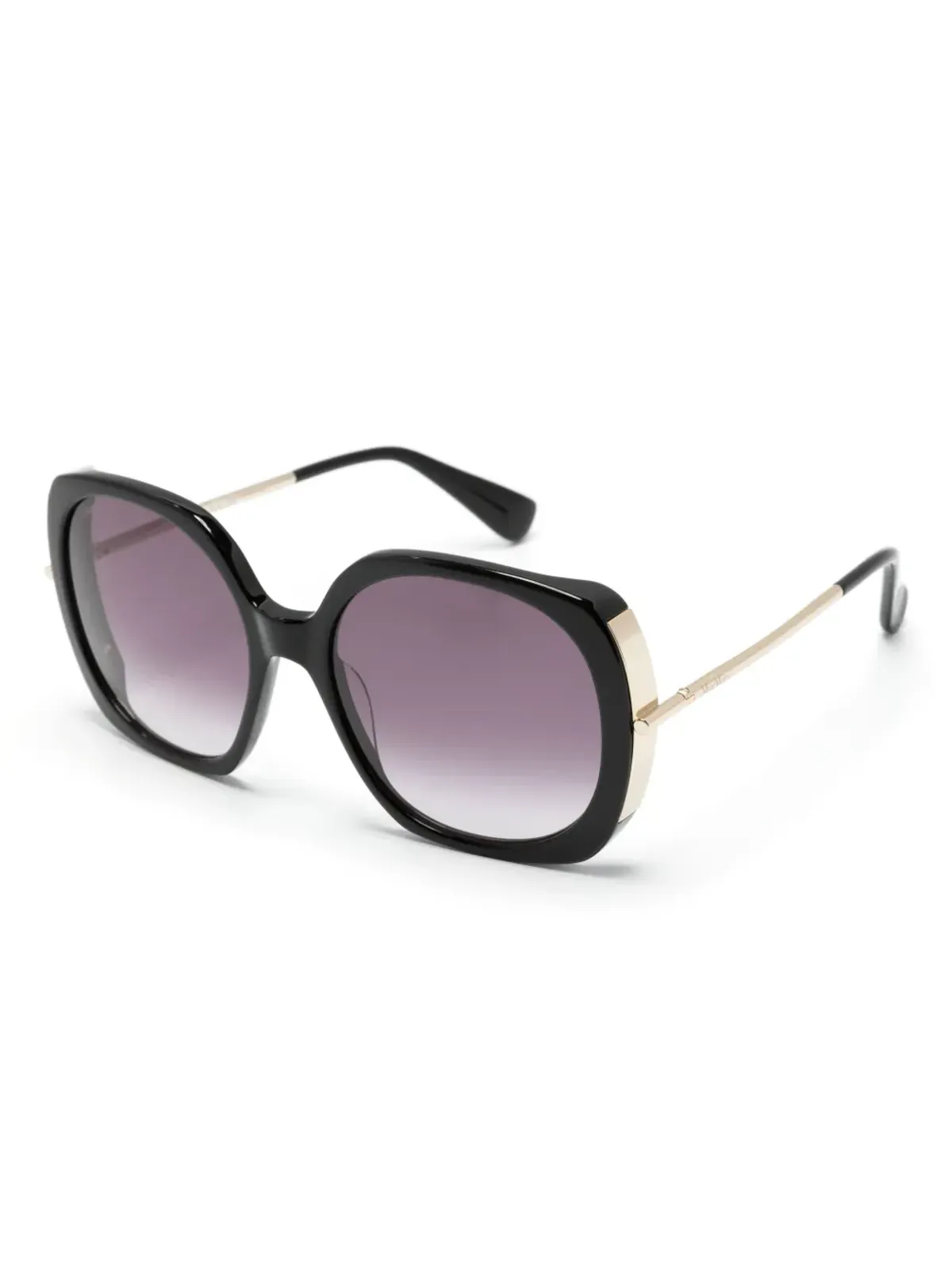 Max Mara Eyewear ロゴプリント オーバーサイズフレーム サングラス - 画像2