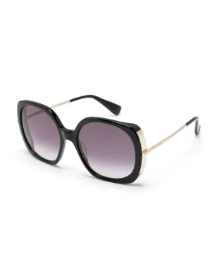 Max Mara Eyewear ロゴプリント オーバーサイズフレーム サングラス - サムネイル2