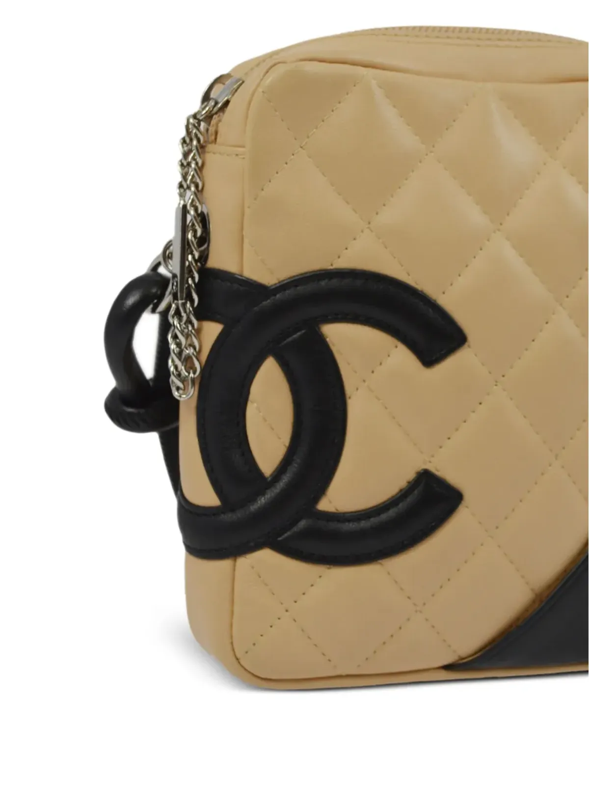 CHANEL ビンテージ 2003 Cambon Ligne クロスボディバッグ - ニュートラルカラー - 画像3