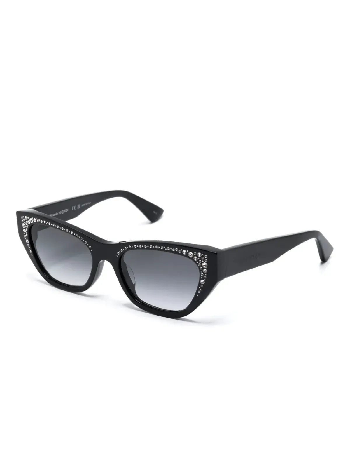 Alexander McQueen Eyewear パヴェジュエルド サングラス - 画像2