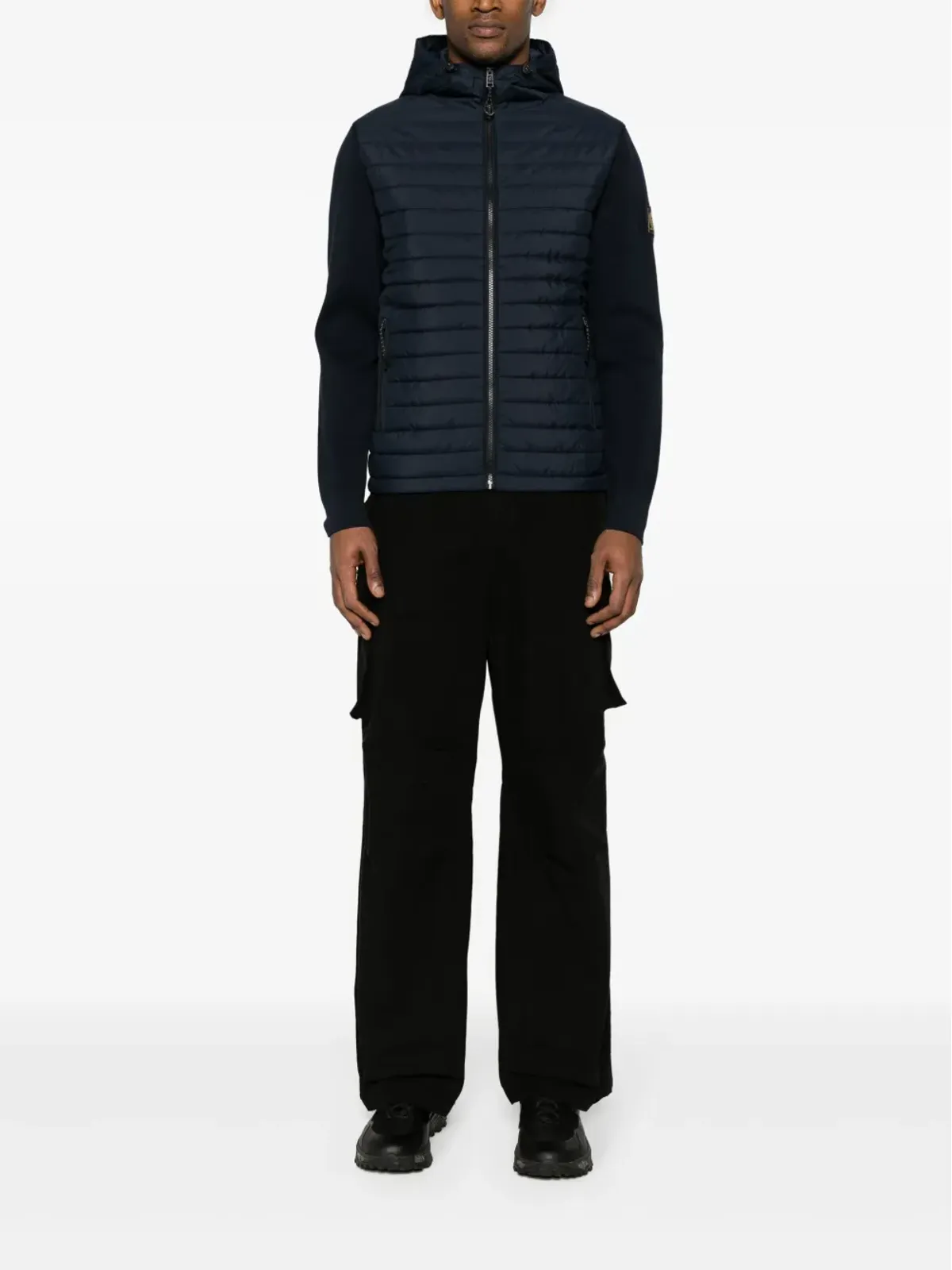 Belstaff hooded padded cardigan - Blue - 画像2