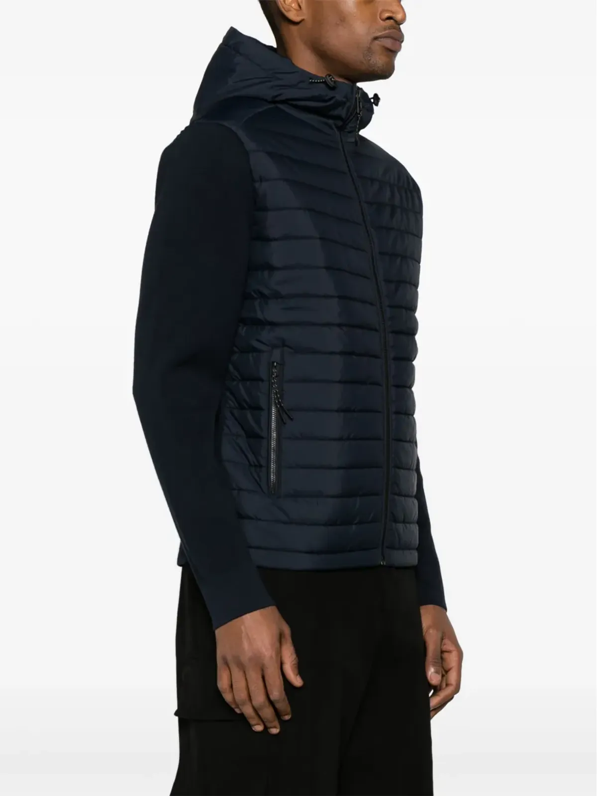 Belstaff hooded padded cardigan - Blue - 画像3