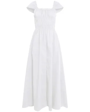 Altuzarra リリー スクエアネック ドレス - White - サムネイル1