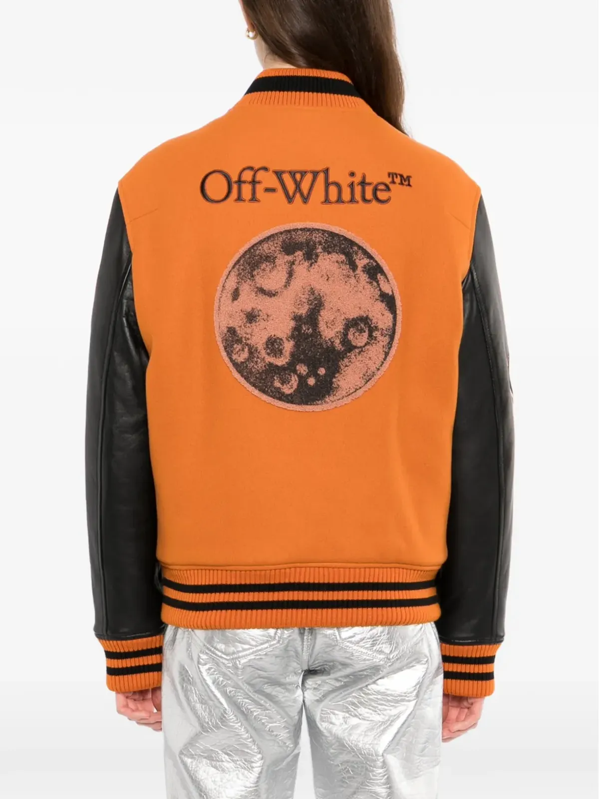 Off-White アップリケ入りロゴ刺繍ジャケット - 画像4