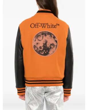 Off-White アップリケ入りロゴ刺繍ジャケット - サムネイル4