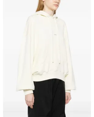 Off-White クリスタル装飾 コットン フーディー - サムネイル3